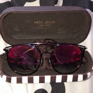 Henri Bender Black Sunglasses
